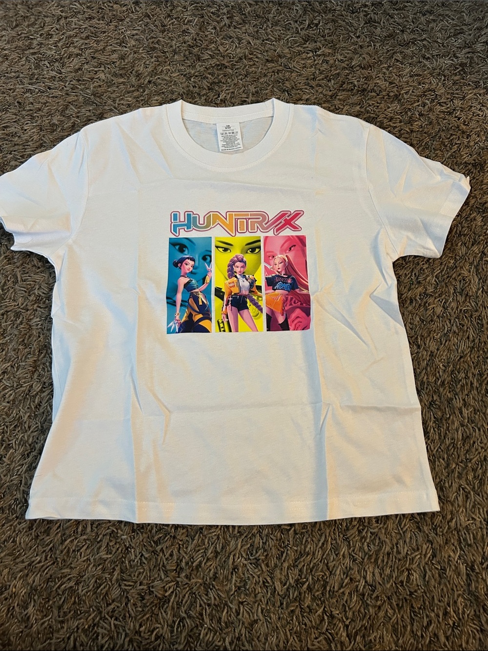 K Pop Demon Hunters Huntrix White Graphic tee